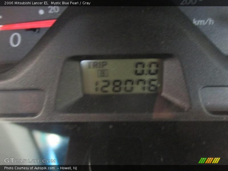 Mystic Blue Pearl / Gray 2006 Mitsubishi Lancer ES