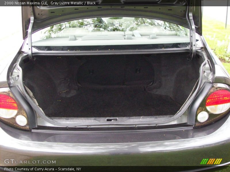 Gray Lustre Metallic / Black 2000 Nissan Maxima GLE