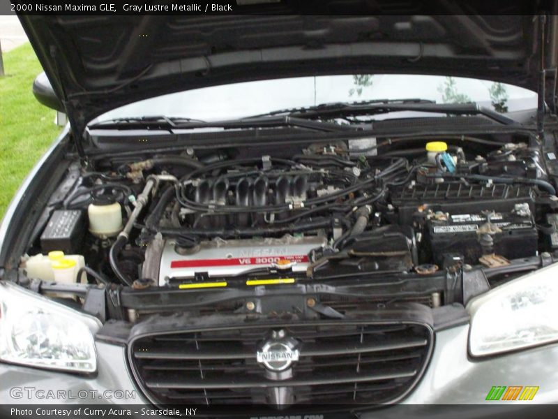 Gray Lustre Metallic / Black 2000 Nissan Maxima GLE