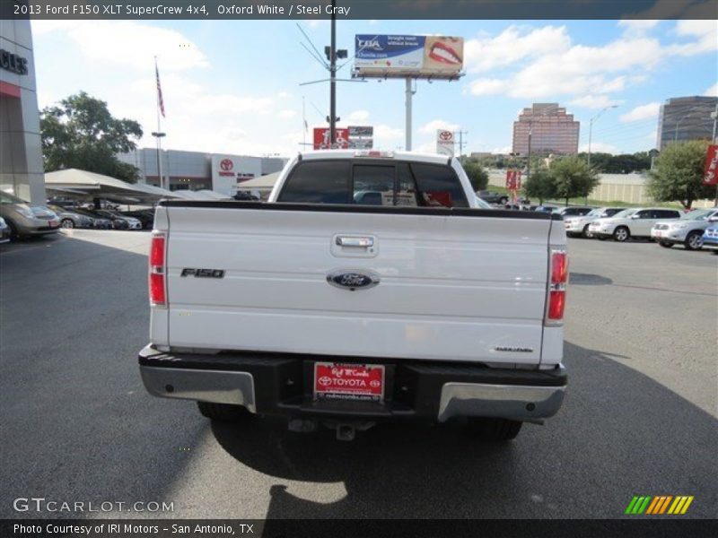 Oxford White / Steel Gray 2013 Ford F150 XLT SuperCrew 4x4