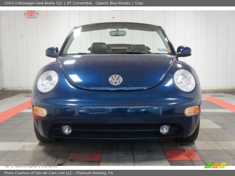 Galactic Blue Metallic / Gray 2004 Volkswagen New Beetle GLS 1.8T Convertible