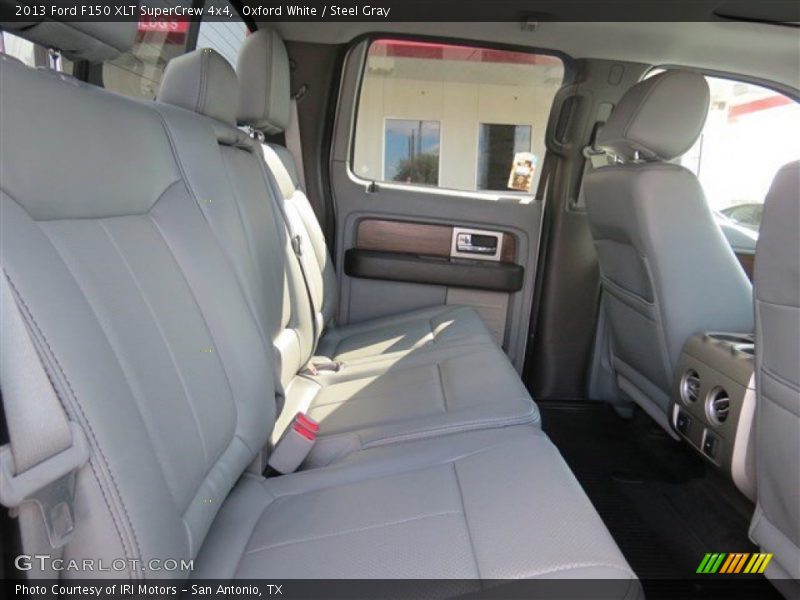 Oxford White / Steel Gray 2013 Ford F150 XLT SuperCrew 4x4