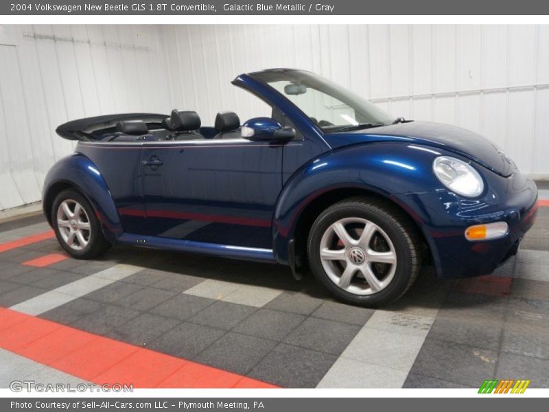 Galactic Blue Metallic / Gray 2004 Volkswagen New Beetle GLS 1.8T Convertible
