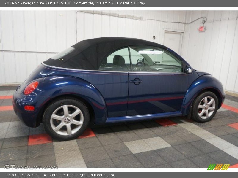 Galactic Blue Metallic / Gray 2004 Volkswagen New Beetle GLS 1.8T Convertible