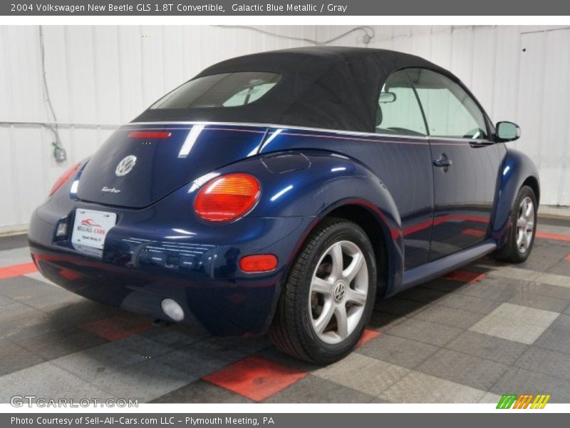 Galactic Blue Metallic / Gray 2004 Volkswagen New Beetle GLS 1.8T Convertible