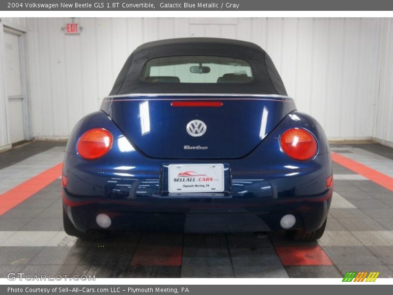 Galactic Blue Metallic / Gray 2004 Volkswagen New Beetle GLS 1.8T Convertible