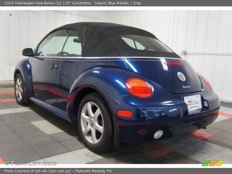 Galactic Blue Metallic / Gray 2004 Volkswagen New Beetle GLS 1.8T Convertible