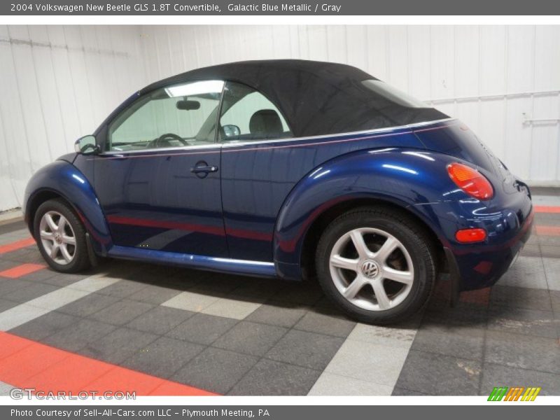 Galactic Blue Metallic / Gray 2004 Volkswagen New Beetle GLS 1.8T Convertible