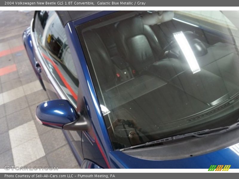 Galactic Blue Metallic / Gray 2004 Volkswagen New Beetle GLS 1.8T Convertible