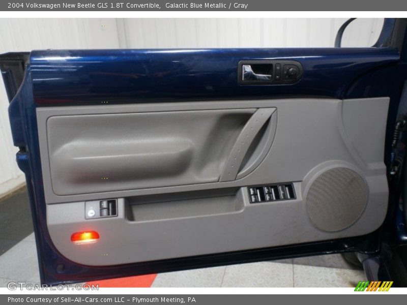 Galactic Blue Metallic / Gray 2004 Volkswagen New Beetle GLS 1.8T Convertible