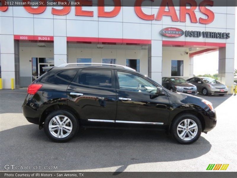 Super Black / Black 2012 Nissan Rogue SV