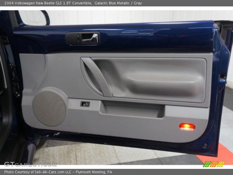 Galactic Blue Metallic / Gray 2004 Volkswagen New Beetle GLS 1.8T Convertible