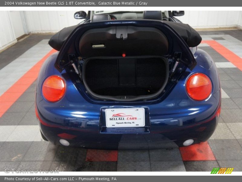 Galactic Blue Metallic / Gray 2004 Volkswagen New Beetle GLS 1.8T Convertible