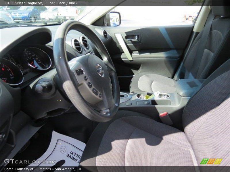 Super Black / Black 2012 Nissan Rogue SV