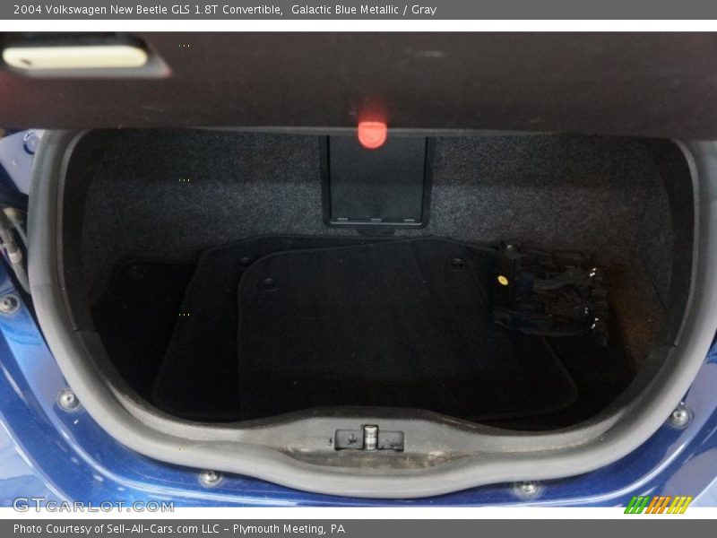 Galactic Blue Metallic / Gray 2004 Volkswagen New Beetle GLS 1.8T Convertible