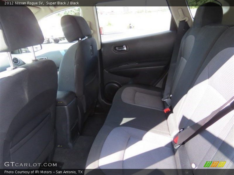 Super Black / Black 2012 Nissan Rogue SV