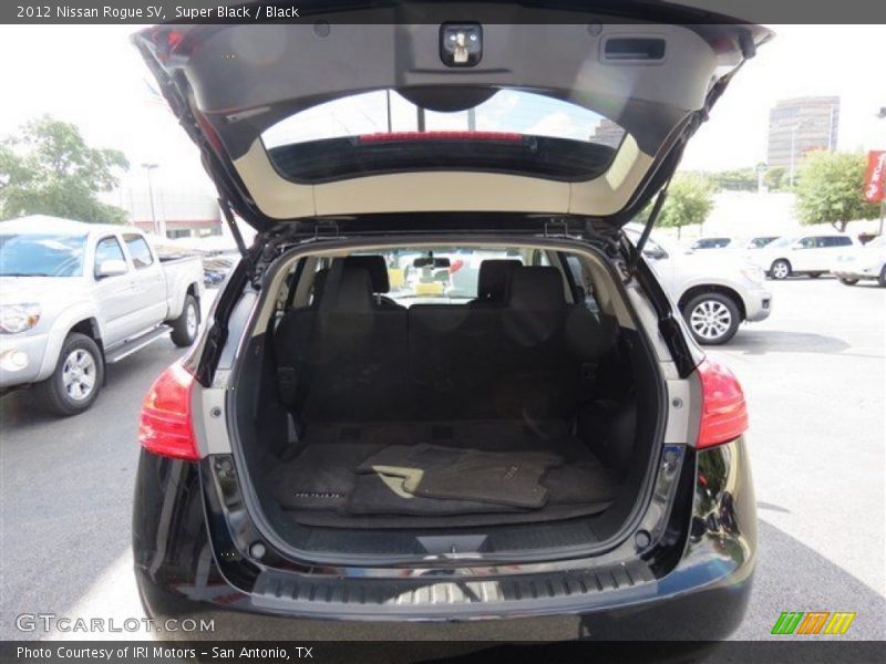 Super Black / Black 2012 Nissan Rogue SV