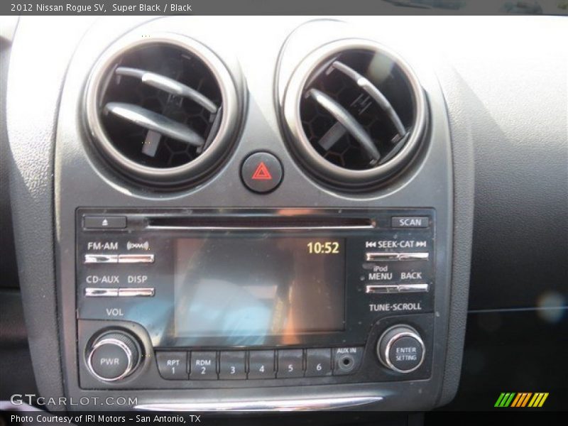 Super Black / Black 2012 Nissan Rogue SV