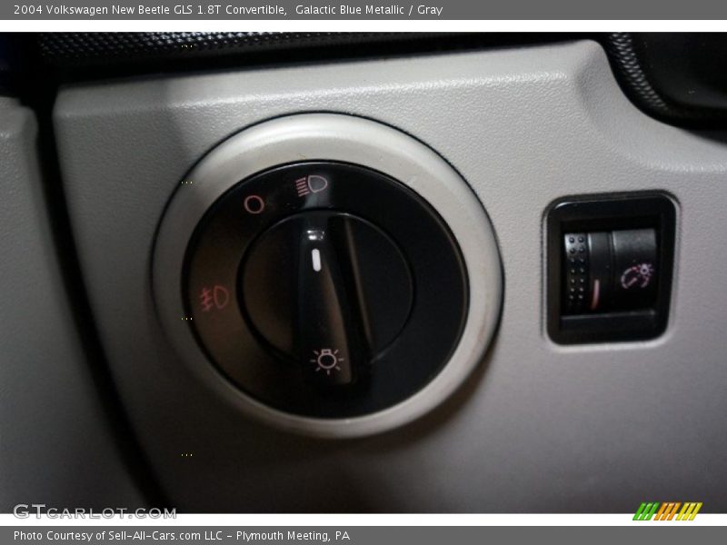 Galactic Blue Metallic / Gray 2004 Volkswagen New Beetle GLS 1.8T Convertible