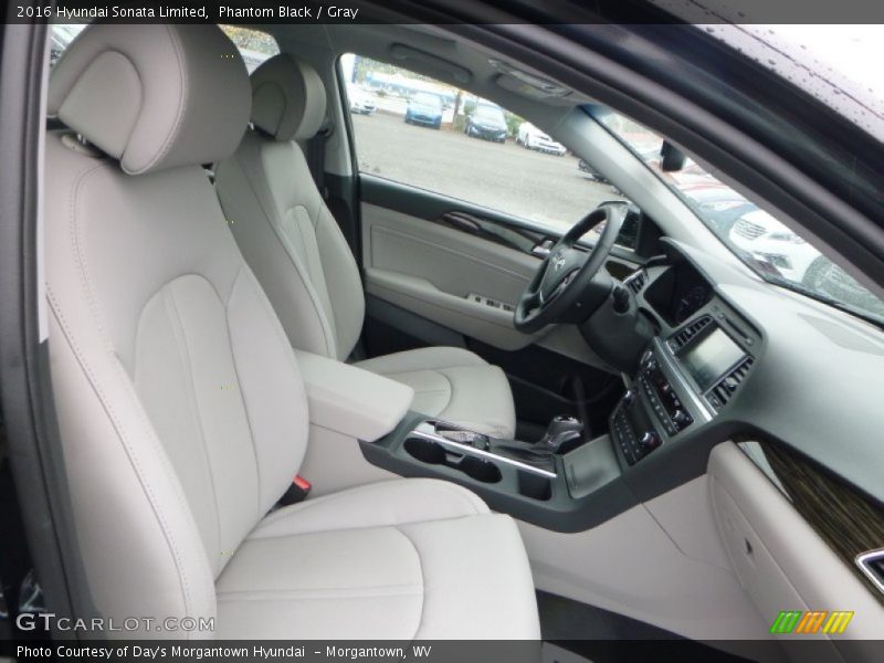 Phantom Black / Gray 2016 Hyundai Sonata Limited