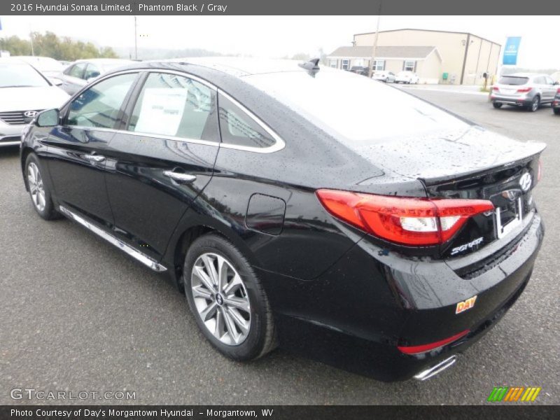 Phantom Black / Gray 2016 Hyundai Sonata Limited