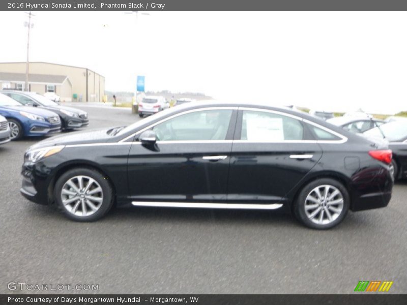 Phantom Black / Gray 2016 Hyundai Sonata Limited