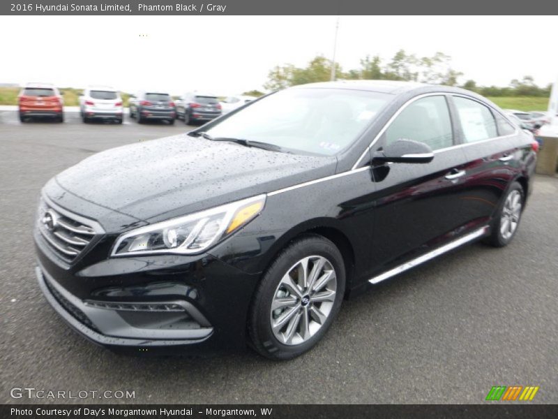 Phantom Black / Gray 2016 Hyundai Sonata Limited