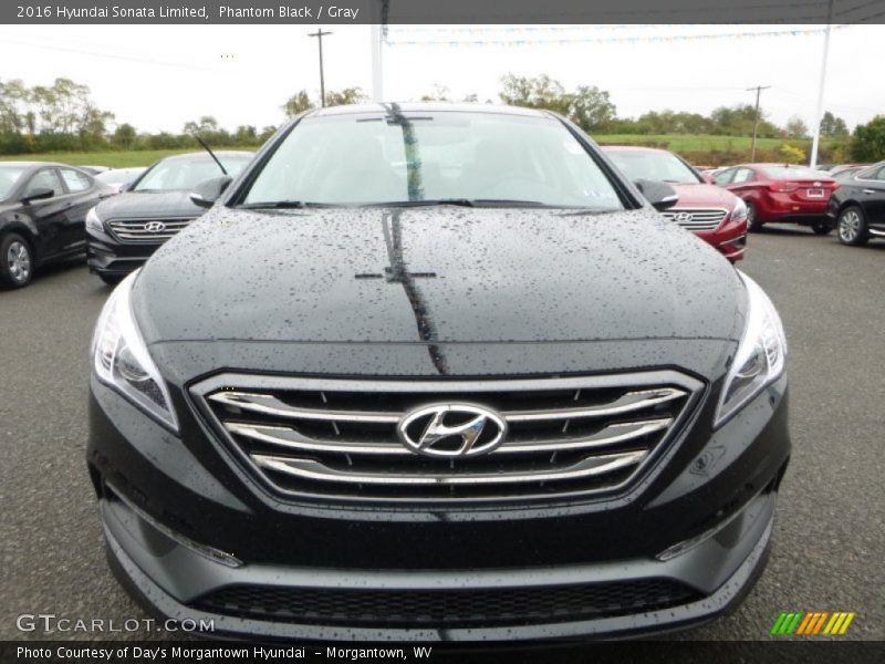 Phantom Black / Gray 2016 Hyundai Sonata Limited