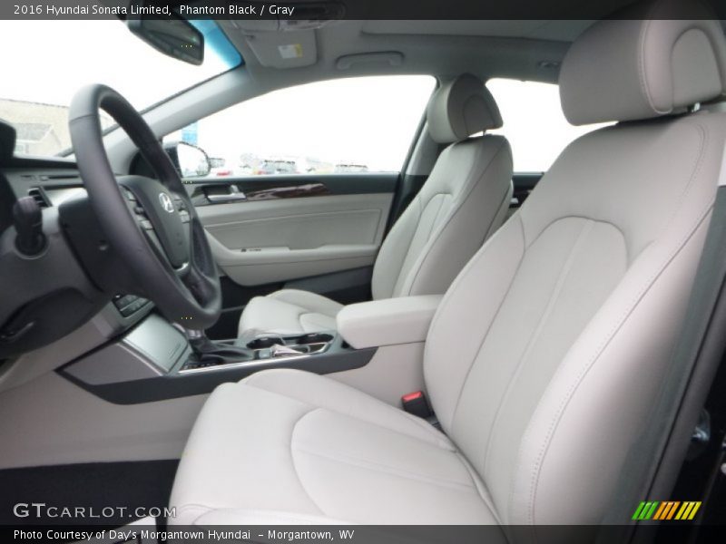 Phantom Black / Gray 2016 Hyundai Sonata Limited