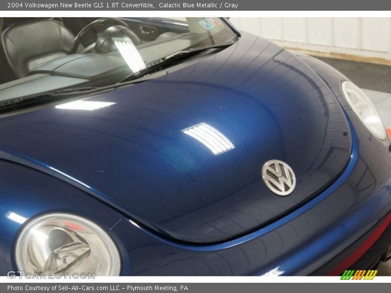 Galactic Blue Metallic / Gray 2004 Volkswagen New Beetle GLS 1.8T Convertible