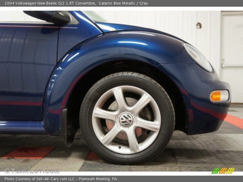 Galactic Blue Metallic / Gray 2004 Volkswagen New Beetle GLS 1.8T Convertible