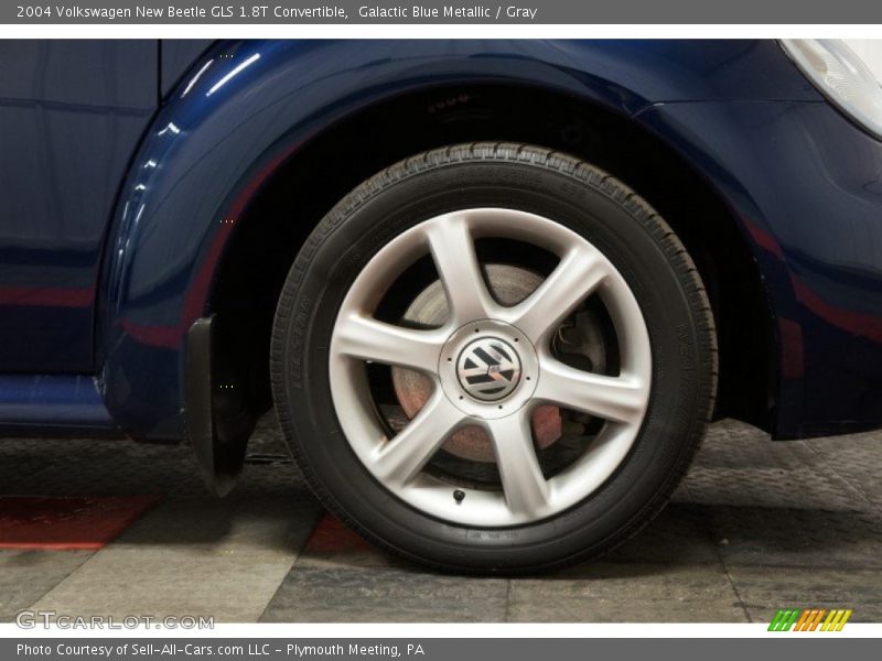 Galactic Blue Metallic / Gray 2004 Volkswagen New Beetle GLS 1.8T Convertible