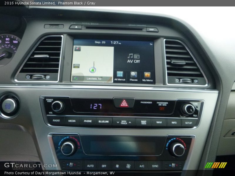 Phantom Black / Gray 2016 Hyundai Sonata Limited