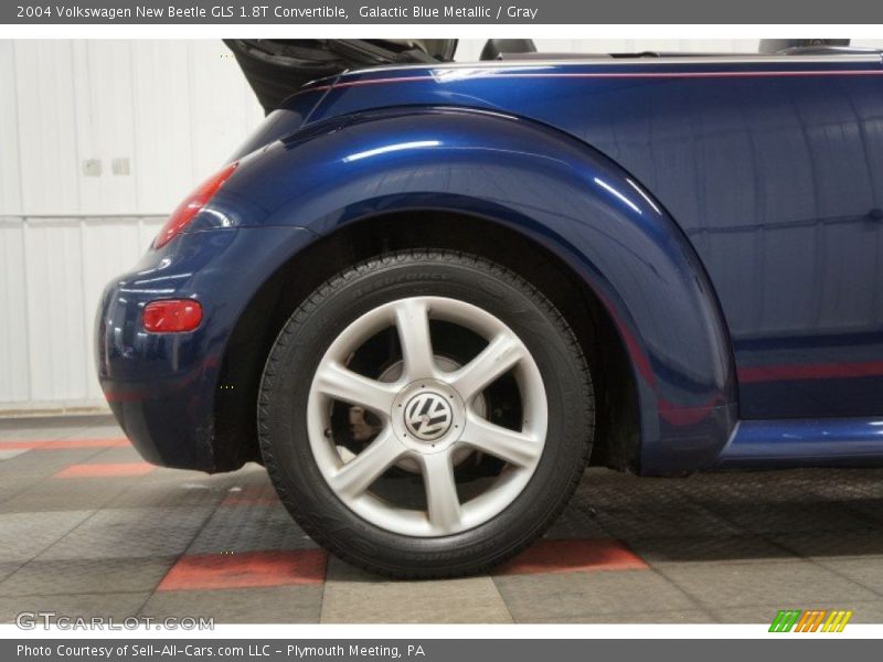 Galactic Blue Metallic / Gray 2004 Volkswagen New Beetle GLS 1.8T Convertible