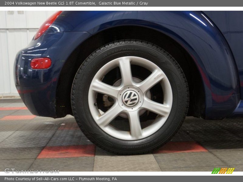 Galactic Blue Metallic / Gray 2004 Volkswagen New Beetle GLS 1.8T Convertible