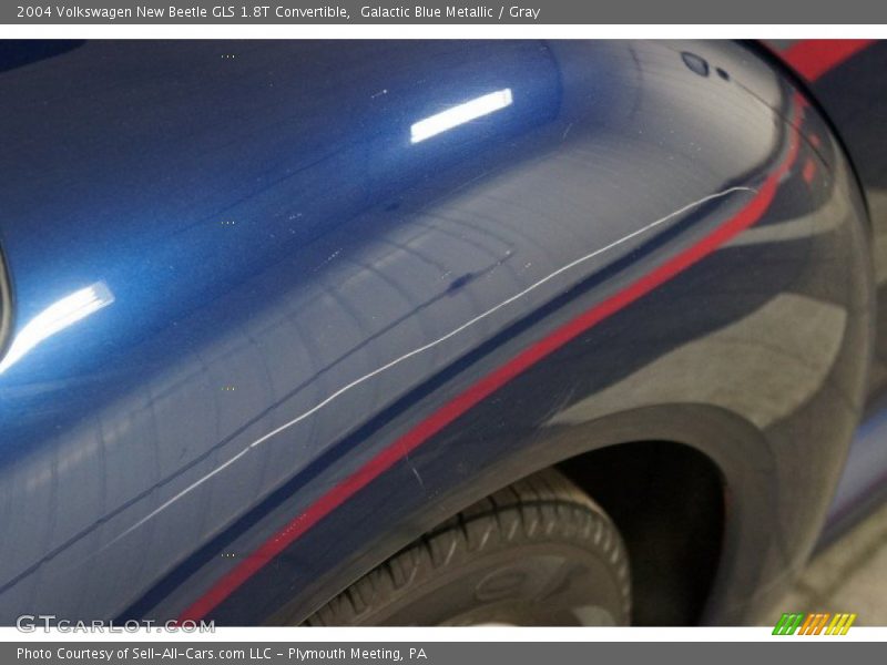 Galactic Blue Metallic / Gray 2004 Volkswagen New Beetle GLS 1.8T Convertible