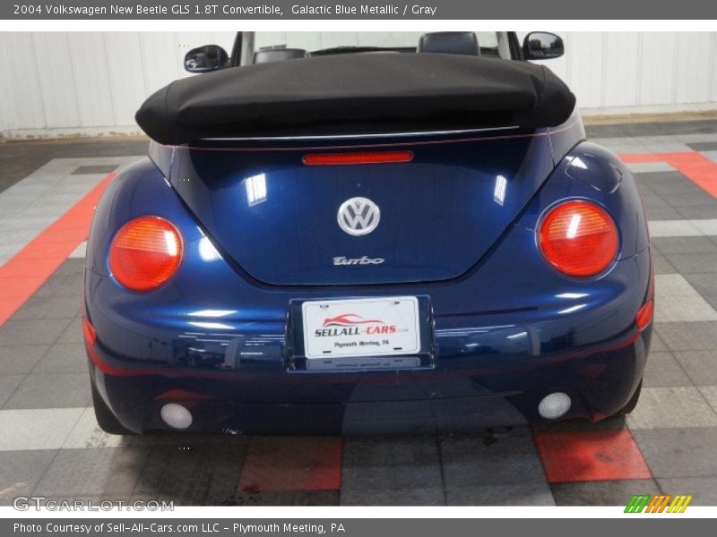 Galactic Blue Metallic / Gray 2004 Volkswagen New Beetle GLS 1.8T Convertible