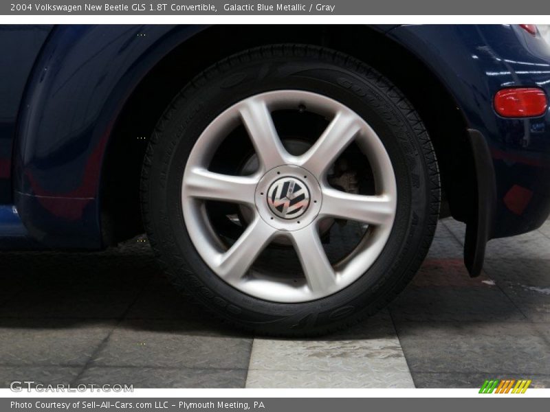 Galactic Blue Metallic / Gray 2004 Volkswagen New Beetle GLS 1.8T Convertible