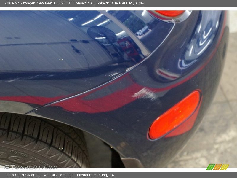 Galactic Blue Metallic / Gray 2004 Volkswagen New Beetle GLS 1.8T Convertible