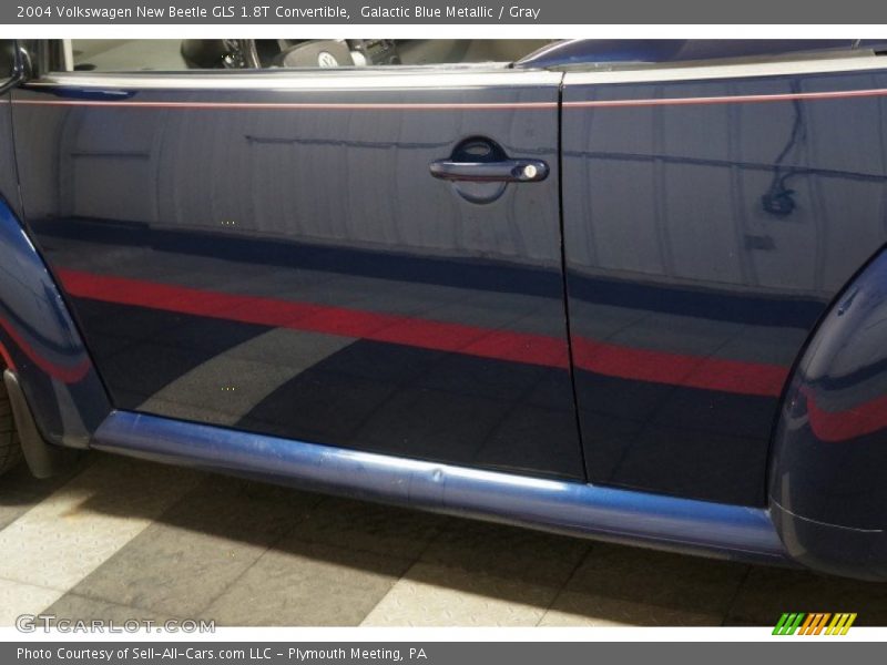 Galactic Blue Metallic / Gray 2004 Volkswagen New Beetle GLS 1.8T Convertible