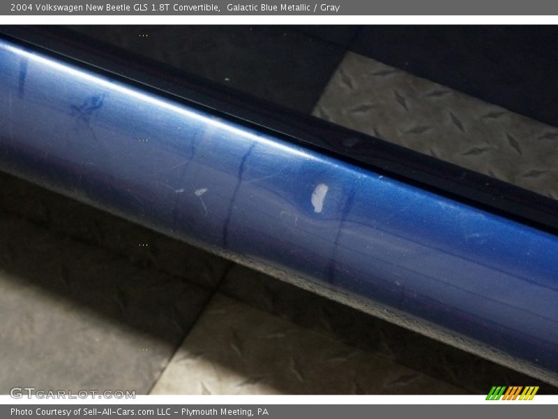 Galactic Blue Metallic / Gray 2004 Volkswagen New Beetle GLS 1.8T Convertible