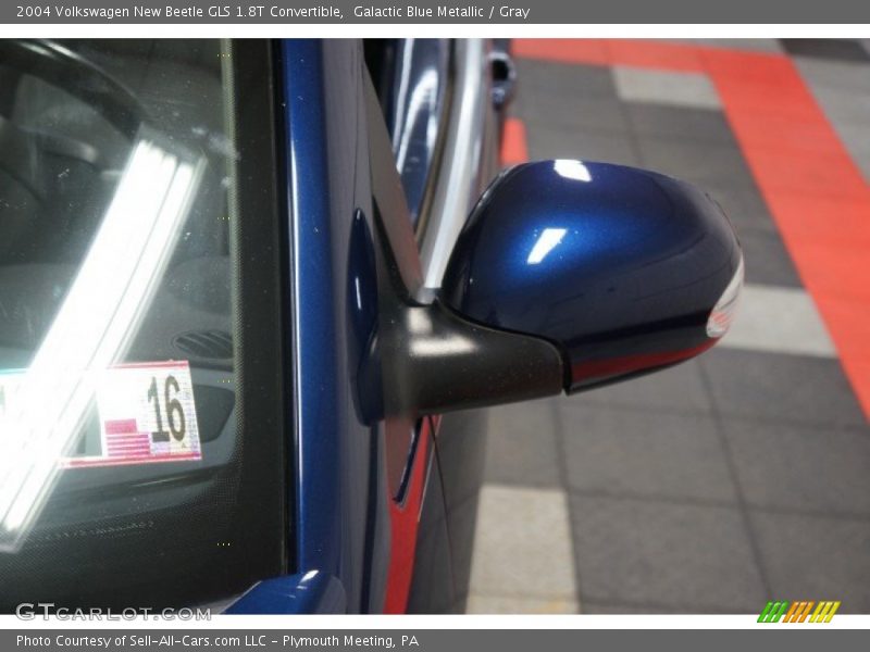 Galactic Blue Metallic / Gray 2004 Volkswagen New Beetle GLS 1.8T Convertible