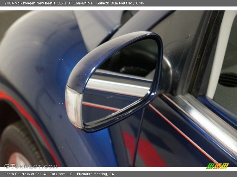 Galactic Blue Metallic / Gray 2004 Volkswagen New Beetle GLS 1.8T Convertible