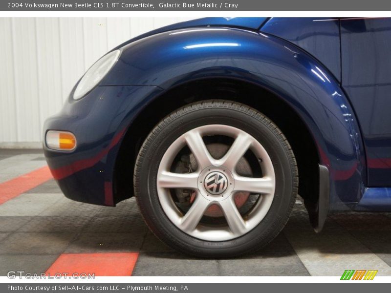 Galactic Blue Metallic / Gray 2004 Volkswagen New Beetle GLS 1.8T Convertible