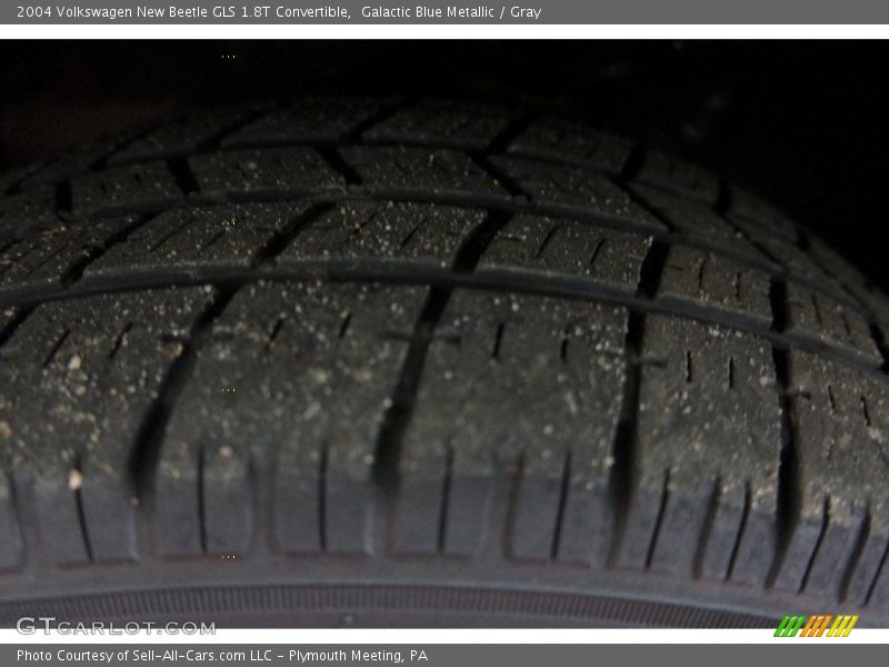 Galactic Blue Metallic / Gray 2004 Volkswagen New Beetle GLS 1.8T Convertible