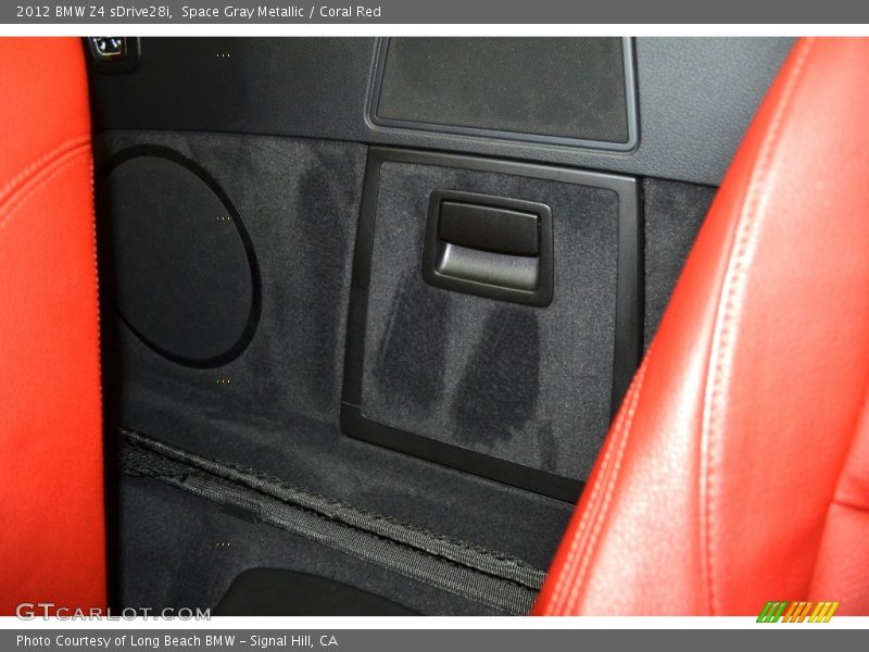 Space Gray Metallic / Coral Red 2012 BMW Z4 sDrive28i