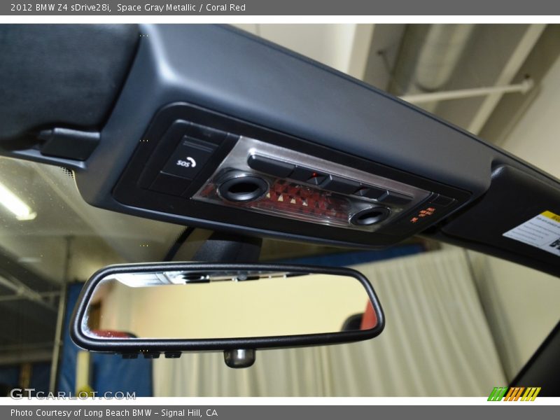 Space Gray Metallic / Coral Red 2012 BMW Z4 sDrive28i
