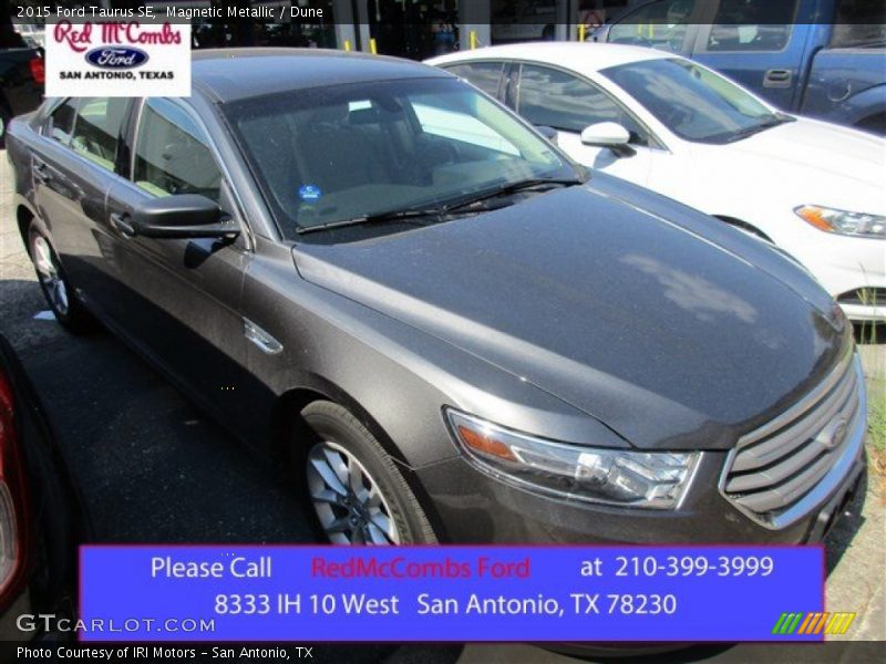 Magnetic Metallic / Dune 2015 Ford Taurus SE