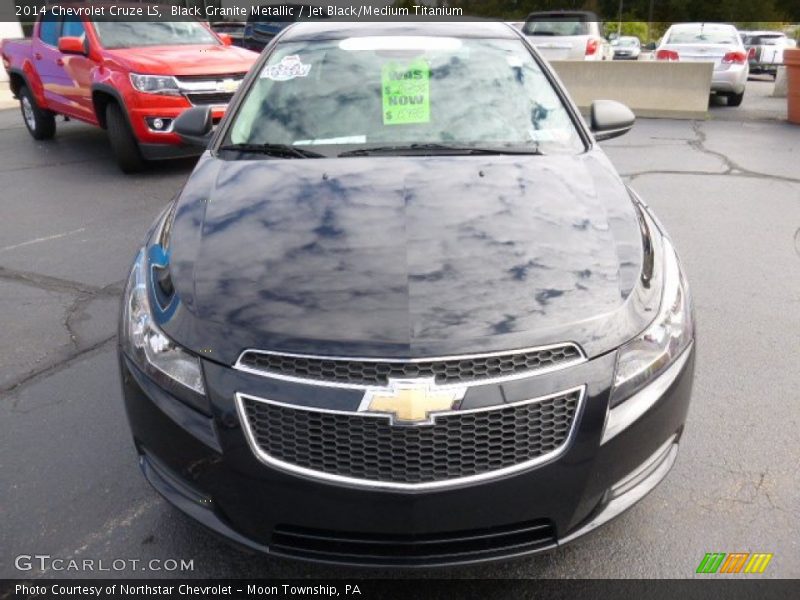 Black Granite Metallic / Jet Black/Medium Titanium 2014 Chevrolet Cruze LS