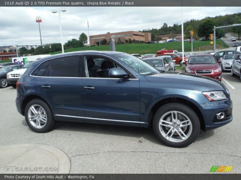 Utopia Blue Metallic / Black 2016 Audi Q5 2.0 TFSI Premium Plus quattro
